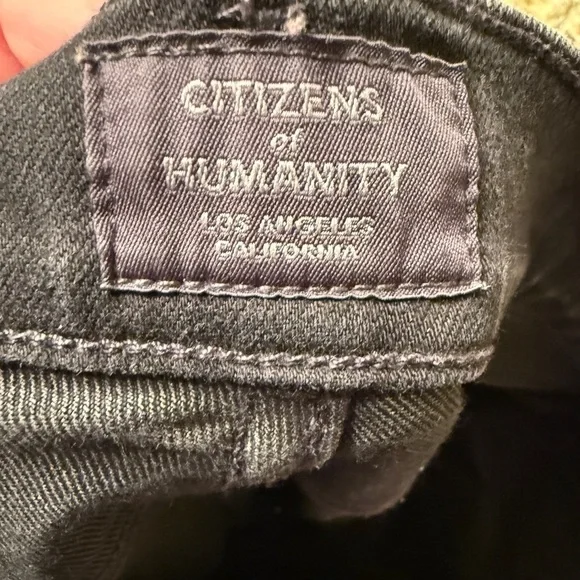 Citizens Of Humanity Black Skinny Jeans High-Waisted Stretch emo - Picture 9 of 9